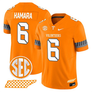 Men's Tennessee Volunteers #6 Alvin Kamara 2025 'Smokey Grey Series' Vapor Limited Jersey V2 All Stitched