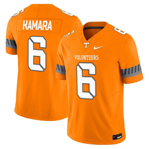 Men's Tennessee Volunteers #6 Alvin Kamara 2025 'Smokey Grey Series' Vapor Limited Jersey V2 All Stitched