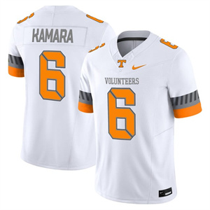 Men's Tennessee Volunteers #6 Alvin Kamara 2025 'Smokey Grey Series' Vapor Limited Jersey V2 All Stitched