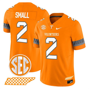 Men's Tennessee Volunteers #2 Jabari Small 2025 'Smokey Grey Series' Vapor Limited Jersey V2 All Stitched