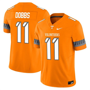 Men's Tennessee Volunteers #11 Joshua Dobbs 2025 'Smokey Grey Series' Vapor Limited Jersey V2 All Stitched
