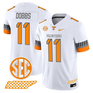 Men's Tennessee Volunteers #11 Joshua Dobbs 2025 'Smokey Grey Series' Vapor Limited Jersey V2 All Stitched