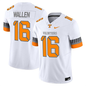 Men's Tennessee Volunteers #16 Morgan Wallen 2025 'Smokey Grey Series' Vapor Limited Jersey V2 All Stitched