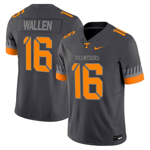 Men's Tennessee Volunteers Morgan Wallen 2025 'Smokey Grey Series' Vapor Limited Jersey V2 All Stitched