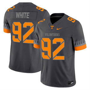 Men's Tennessee Volunteers Reggie White 2025 'Smokey Grey Series' Vapor Limited Jersey V2 All Stitched