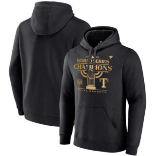 Men's Texas Rangers Black 2023 World Series Champions Parade Pullover Hoodie