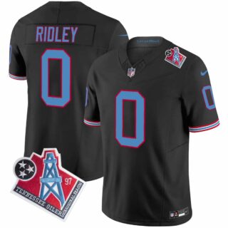 Men's Tennessee Titans 1997 Throwback Vapor Limited Jersey All Stitched Calvin Ridley 0