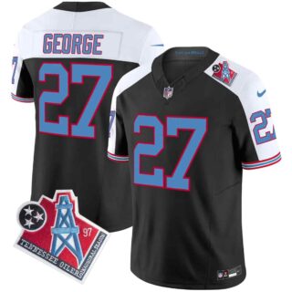 Men's Tennessee Titans 1997 Throwback Vapor Limited Jersey All Stitched Eddie George #27