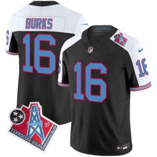 Men's Tennessee Titans 1997 Throwback Vapor Limited Jersey All Stitched Treylon Burks #16