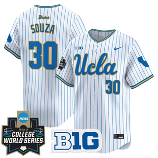 Men's UCLA Bruins #30 August Souza 2025 World Series Vapor Premier Limited Jersey All Stitched