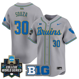 Men's UCLA Bruins #30 August Souza 2025 World Series Vapor Premier Limited Jersey All Stitched
