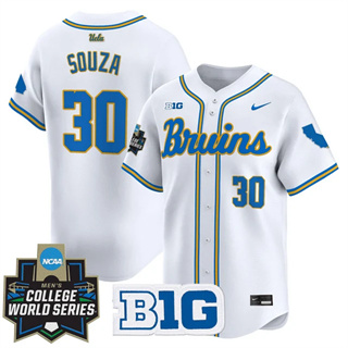 Men's UCLA Bruins #30 August Souza 2025 World Series Vapor Premier Limited Jersey All Stitched