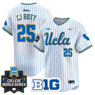 Men's UCLA Bruins #25 CJ Bott 2025 World Series Vapor Premier Limited Jersey All Stitched