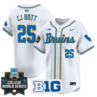 Men's UCLA Bruins #25 CJ Bott 2025 World Series Vapor Premier Limited Jersey All Stitched