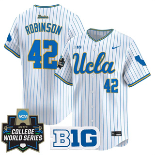 Men's UCLA Bruins #42 Jackie Robinson 2025 World Series Vapor Premier Limited Jersey All Stitched