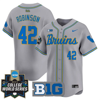 Men's UCLA Bruins #42 Jackie Robinson 2025 World Series Vapor Premier Limited Jersey All Stitched