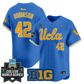 Men's UCLA Bruins #42 Jackie Robinson 2025 World Series Vapor Premier Limited Jersey All Stitched
