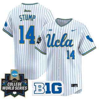 Men's UCLA Bruins #14 Landon Stump 2025 World Series Vapor Premier Limited Jersey All Stitched
