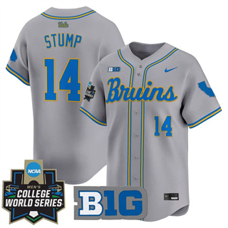 Men's UCLA Bruins #14 Landon Stump 2025 World Series Vapor Premier Limited Jersey All Stitched