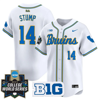 Men's UCLA Bruins #14 Landon Stump 2025 World Series Vapor Premier Limited Jersey All Stitched