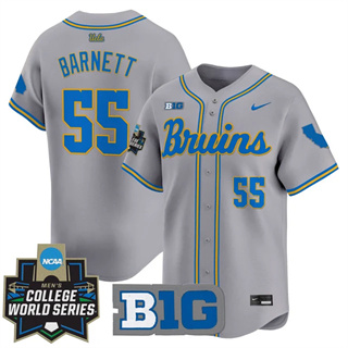 Men's UCLA Bruins #55 Michael Barnett 2025 World Series Vapor Premier Limited Jersey All Stitched