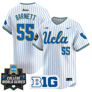 Men's UCLA Bruins #55 Michael Barnett 2025 World Series Vapor Premier Limited Jersey All Stitched