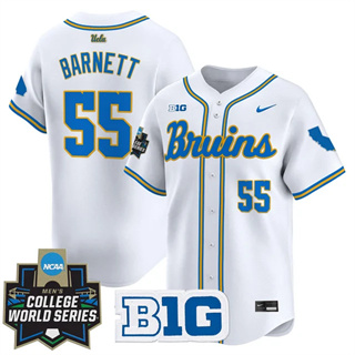Men's UCLA Bruins #55 Michael Barnett 2025 World Series Vapor Premier Limited Jersey All Stitched