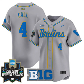 Men's UCLA Bruins #4 Phoenix Call 2025 World Series Vapor Premier Limited Jersey All Stitched