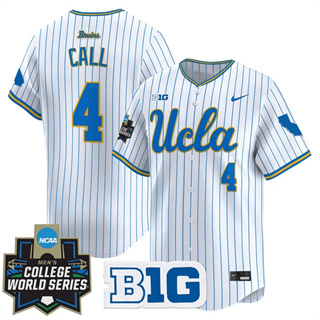 Men's UCLA Bruins #4 Phoenix Call 2025 World Series Vapor Premier Limited Jersey All Stitched