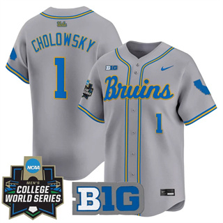 Men's UCLA Bruins #1 Roch Cholowsky 2025 World Series Vapor Premier Limited Jersey All Stitched
