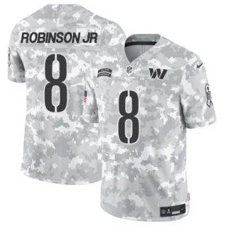 Men's Washington Commanders #8 Brian Robinson Jr. 2024 F.U.S.E Arctic Camo Salute To Service Limited Stitched Football Jersey