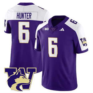 Men's Washington Husky Football 2025 Vapor Limited Jersey All Stitched #6 Jeremiah Hunter