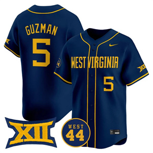 Men's West Virginia Mountaineers #5 Armani Guzman 2025 Vapor Premier Limited Jersey All Stitched