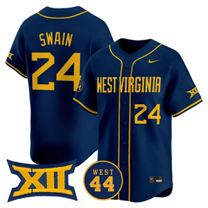 Men's West Virginia Mountaineers #24 Chase Swain 2025 Vapor Premier Limited Jersey All Stitched