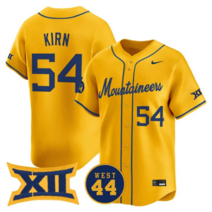 Men's West Virginia Mountaineers #54 Griffin Kirn 2025 Vapor Premier Limited Jersey All Stitched