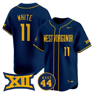 Men's West Virginia Mountaineers #11 Sam White 2025 Vapor Premier Limited Jersey All Stitched