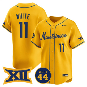 Men's West Virginia Mountaineers #11 Sam White 2025 Vapor Premier Limited Jersey All Stitched