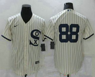Men's chicago white sox #88 luis robert 2021 cream field of dreams cool base stitched nike Jerseys