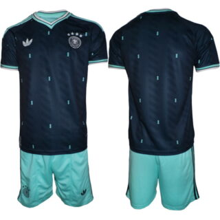 Men's Germany Blank Navy 2026 Away Soccer Jersey Suit