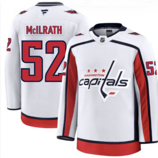 Men's Washington Capitals #52 Dylan Mcilrath White Jersey