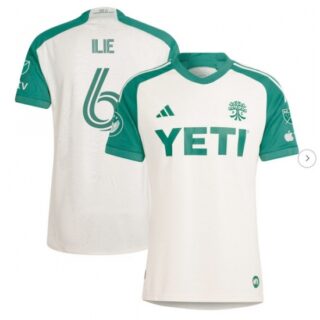 Men's Austin FC Ilie Sanchez adidas Tan 2024 The Armadillo Kit Authentic Player Jersey