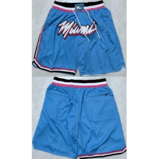 Men's Miami Heat Blue Shorts (Run Small)
