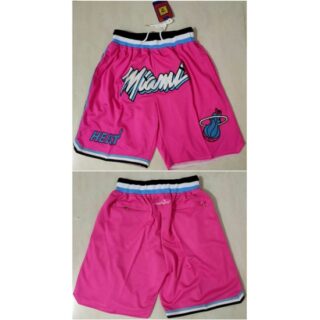 Men's Miami Heat Pink Shorts (Run Small)