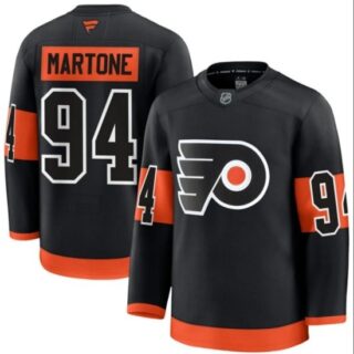 Mens Philadelphia Flyers #94 Porter Martone Fanatics Black Alternate Premium Jersey