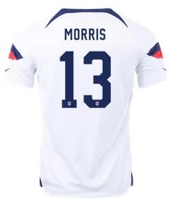 Men's United States 13# white Soccer Jersey