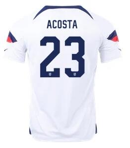 Men's United States 23# white Soccer Jersey