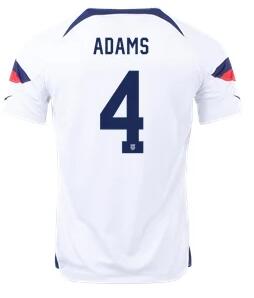Men's United States 4# white Soccer Jersey