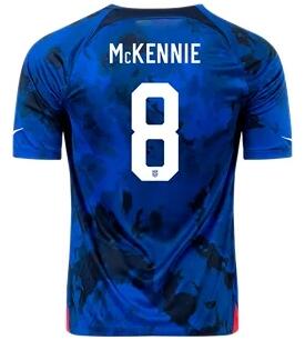 Men's United States 8# blue Soccer Jersey