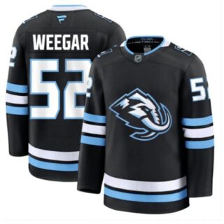 Men's Utah Mammoth #52 Mackenzie Weegar Fanatics Home Navy Blue Premium Jersey
