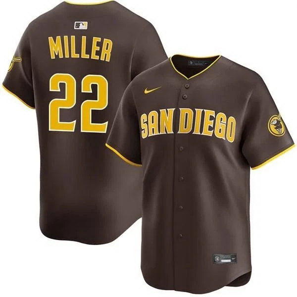 Men's San Diego Padres City #22 Mason Miller All Stitched Jersey